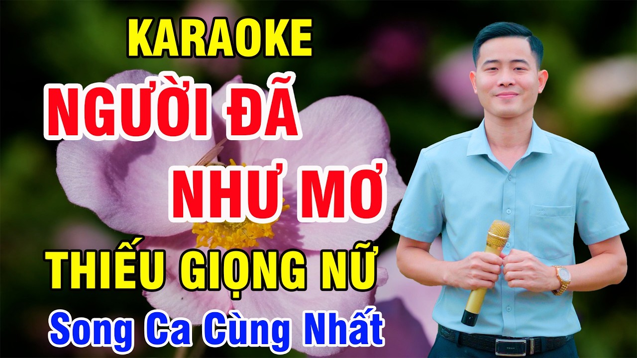 Liên Khúc Người Đã Như Mơ Karaoke Thiếu Giọng Nữ | Nguyễn Nhất Nhạc Sống