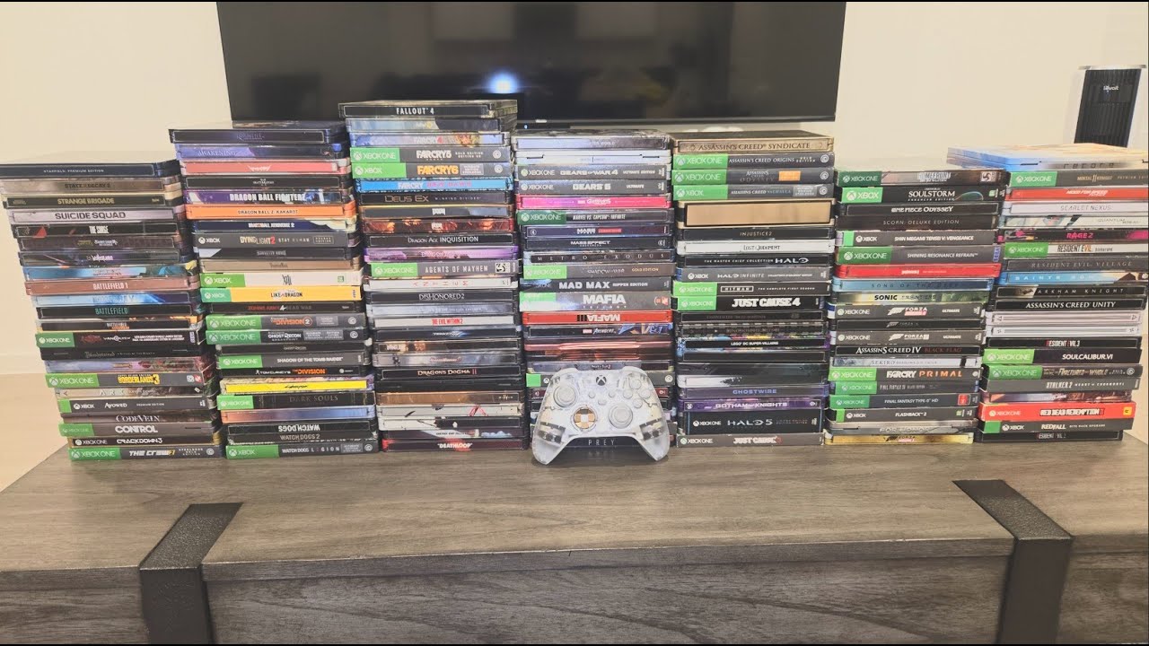 Xbox steelbook collection 2025 over 150 steelbooks!