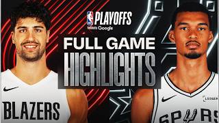 7 Trail Blazers At 2 Spurs   Game 1 Highlights  April 19 2026