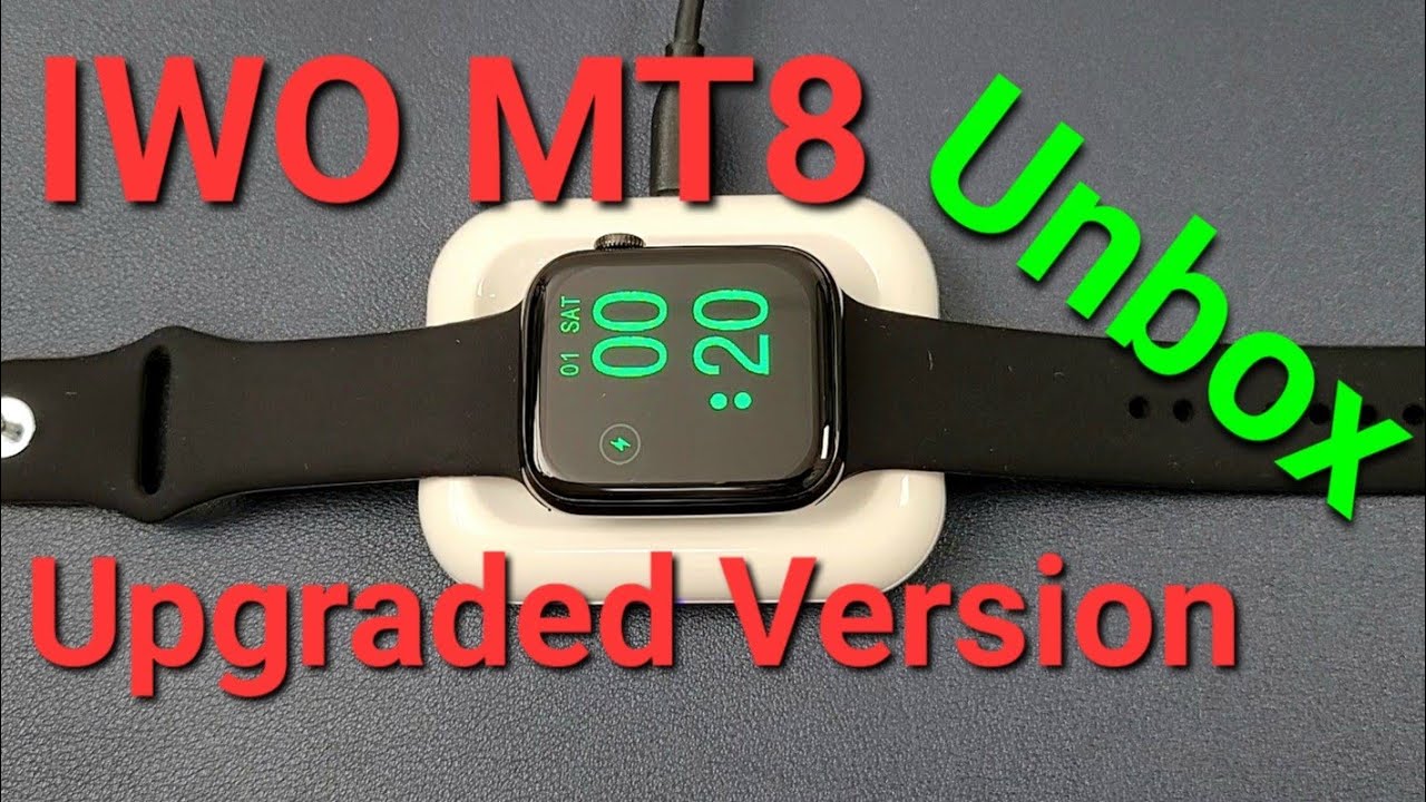 KIWITIME IWO MT8 Smart Watch Upgraded Version Unbox-What's Update?-Best Watch 7 PK DT7 HW7 CW27 MAX