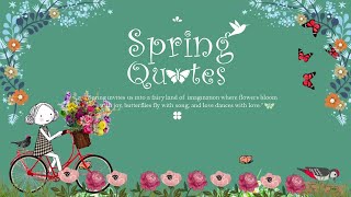 Spring Quotes 💦
