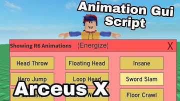 Arceus X Animation Gui Script