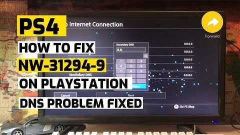 How to fix Ps4 NW-31294-9 DNS Problem Fixed