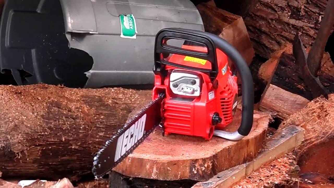 Echo chainsaw cs-400 - YouTube