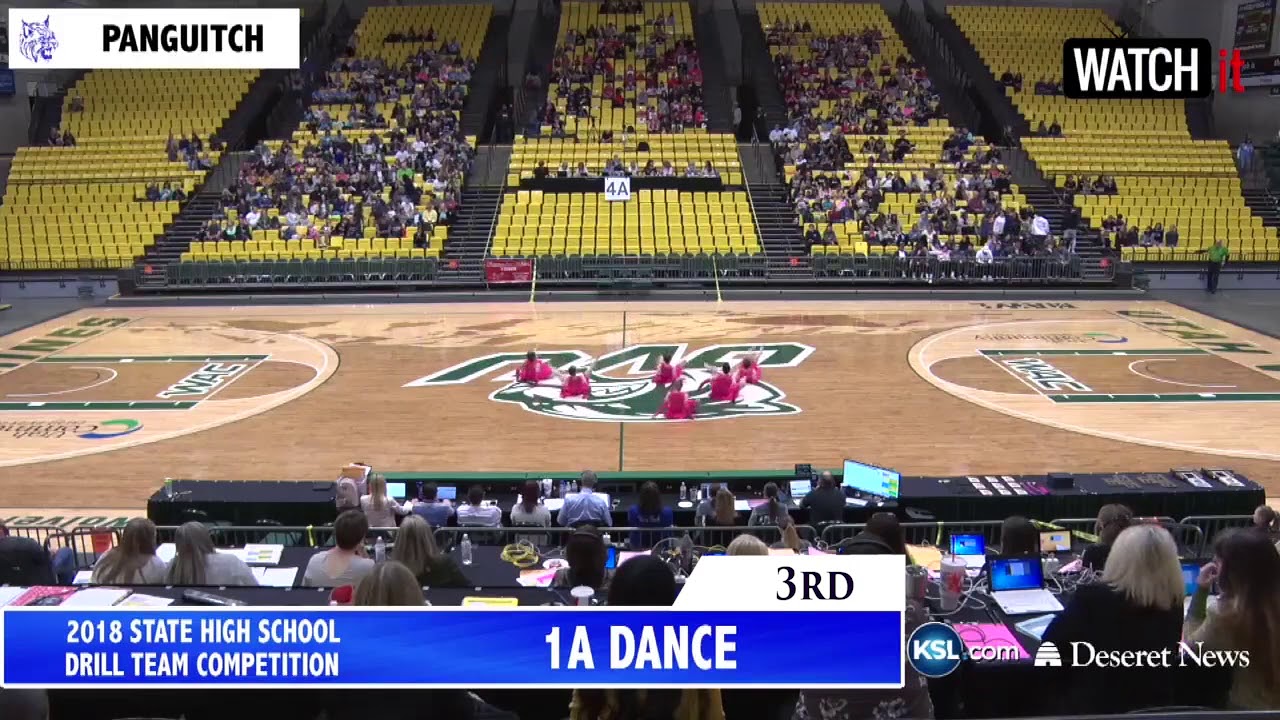 1A Panguitch High School 4th Overall UHSAA Drill Team 2018 YouTube