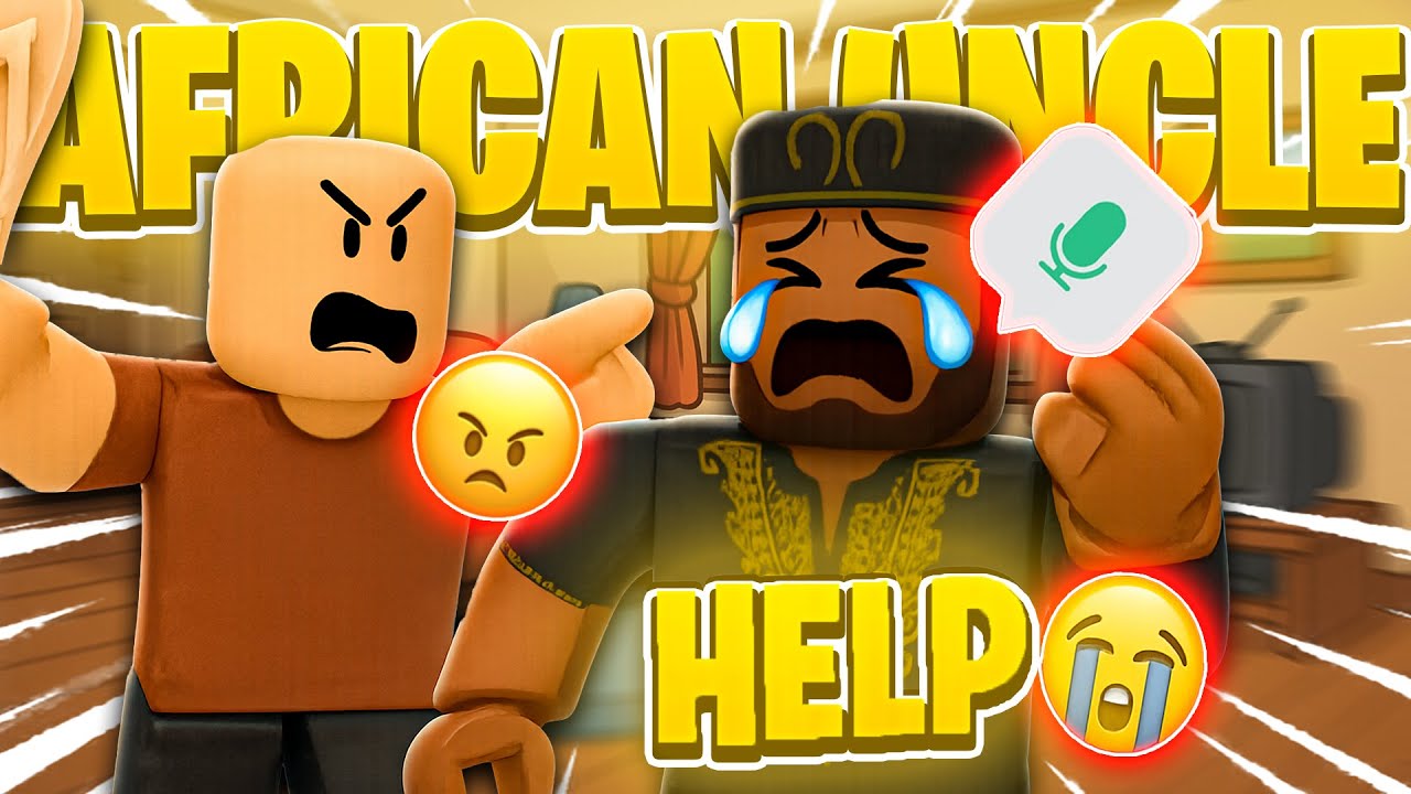 PRETENDING TO GET BEAT  BY MY AFRICAN PARENTS IN ROBLOX VOICE CHAT