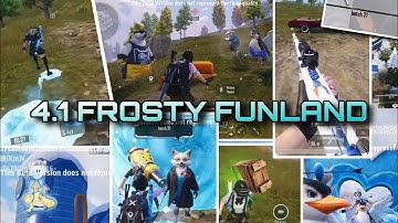😱BGMI PUBG New 4.1 FROSTY FUNLAND Update Is Here! Free glacier kar98 ❣️ #eyebaa 