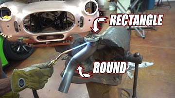 Custom Header Build for a Real SC Cobra! Round Tube to Rectangle! PT. 2