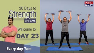 Day 23/30: Water Bottle Workout for Women and Men over 50+ age | No Gym | No Equipment