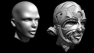 Zbrush Hard Surface live boolean tutorial workflow Part 4