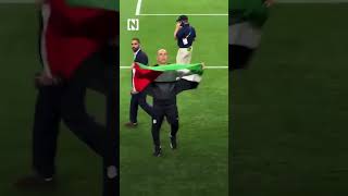 Egypt Coach Displays Palestine Flag After World Cup Win