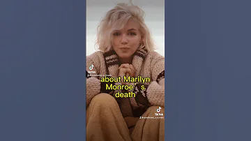 Marilyn Monroe Death