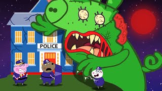 Peppa Zombie Apocalypse, Zombies Visit Peppa House‍♀ | Peppa Pig Funny Animation