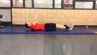 Straight Arm Crunches