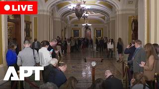 LIVE | US Senators Speak at Capitol Stakeout After Policy Luncheons | APT