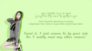 EXID - 1m [Color coded Hangul|Rom|Eng lyrics] chords