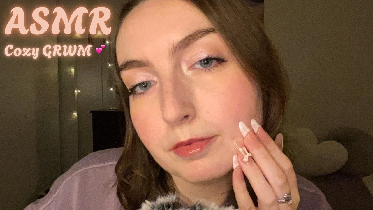 ASMR | Cozy GRWM🧸✨ (personal attention, applying makeup on you, chit chat)