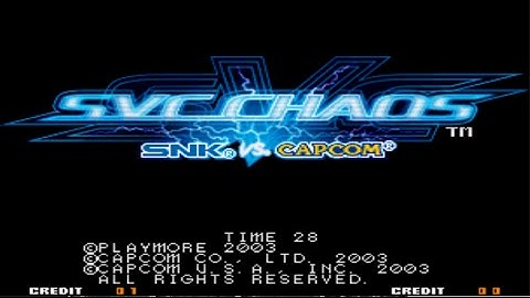 SNK vs Capcom SVC Chaos Gameplay