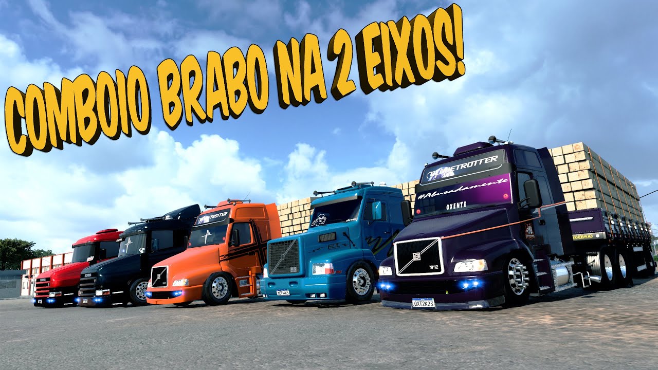 EQUIPANDO A SCANIA 124 E A GRANEL 2 EIXOS PRO COMBOIO - ETS 2 1.46 MODS BR