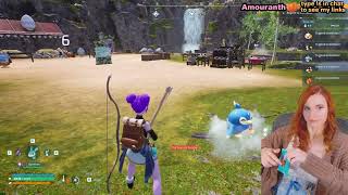 Amouranth plays PalWorld