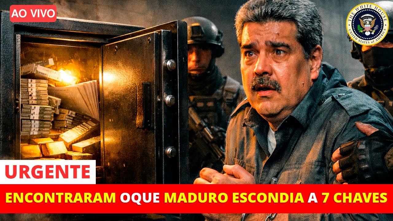 MILITARES ENTREGAM COFRE ESCONDIDO DE MADURO APÓS SUA PRISÃO