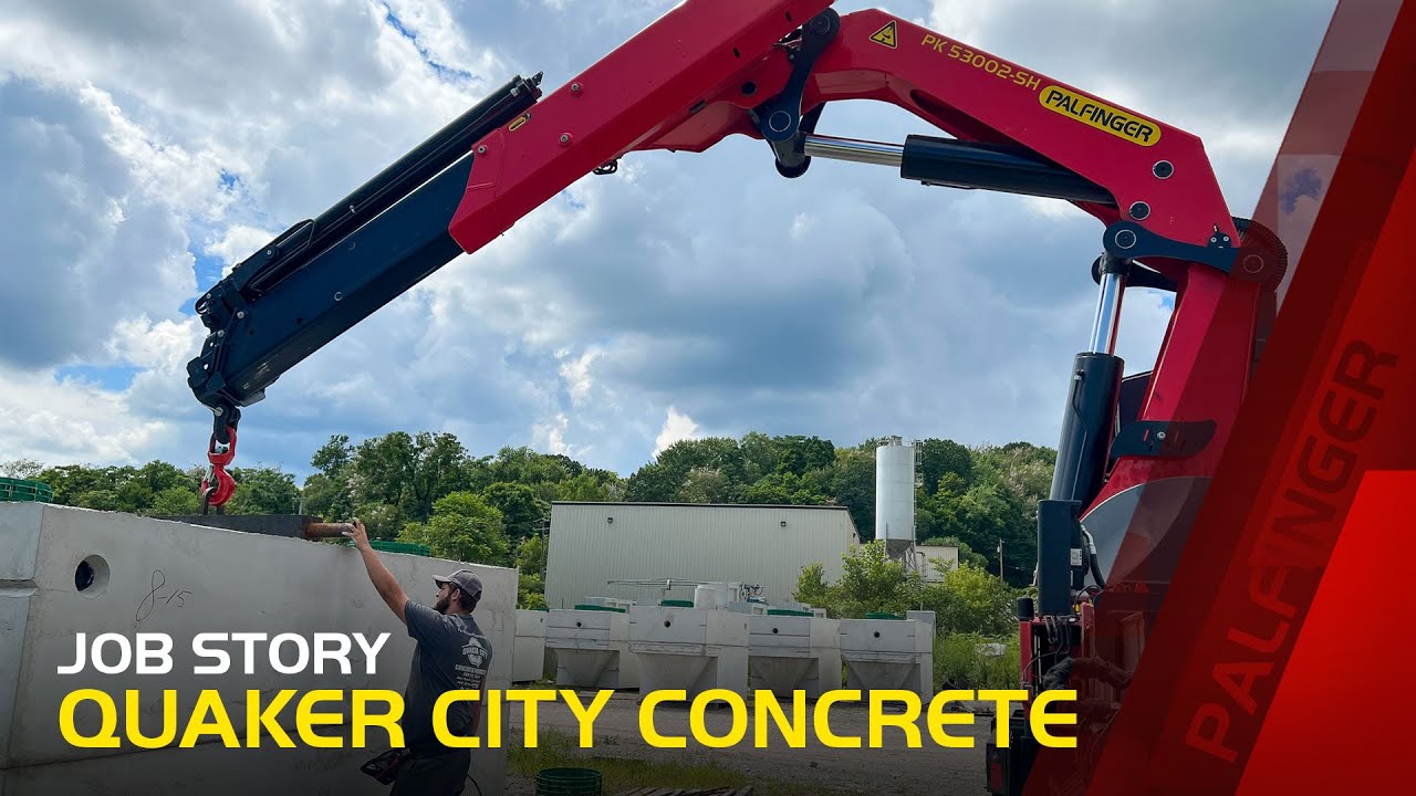 PALFINGER Customer Job Story Quaker City Concrete Products YouTube