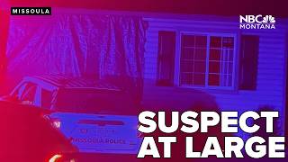 Suspect at large, officer injured in Missoula police chase