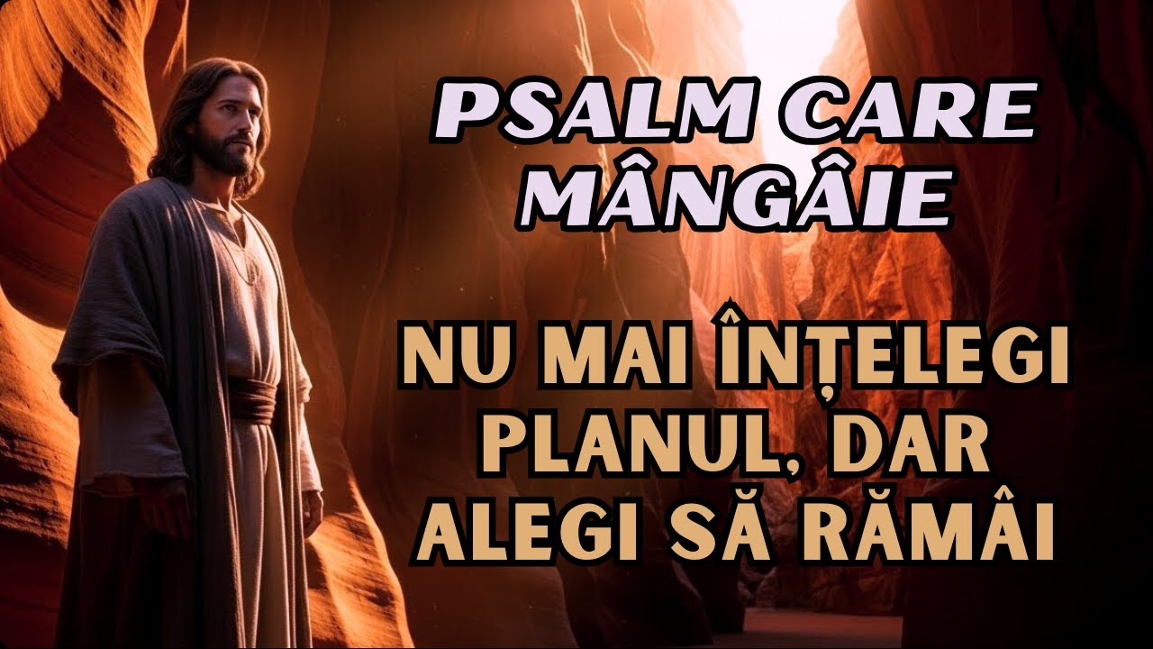Psalm care mângâie: Când nu mai înțelegi planul, dar alegi să rămâi