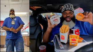 Download lagu Burger King New Game Day Pretzel Burger Whopper Review