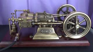 EIWI twin cylinder horizontal engine.