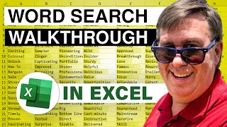 Excel - Solving Word Search With Excel (FMWC) - Episode 2439 screenshot 4