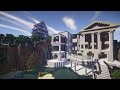 ［Minecraft］熊本城をバックに夢の豪邸を作ってみた。