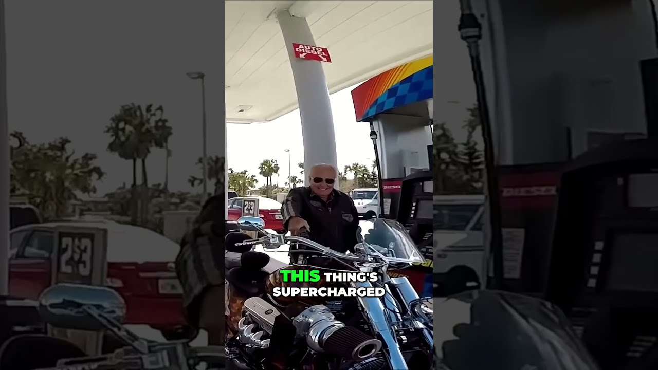A 1200HP TWIN SUPERCHARGED V8 MOTORCYCLE WITH NITROS
