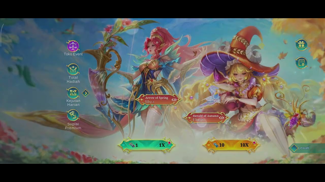 Gacha adu hokky di event Eternal Season pada akun utama.