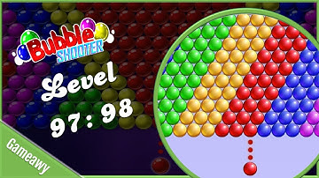 बबल शूटर गेम | Bubble Shooter Game | Bubble shooter From Level 97 to Level 98 Gameplay | Gameawy