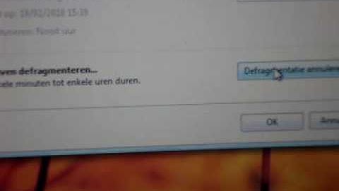 Defragmenteren