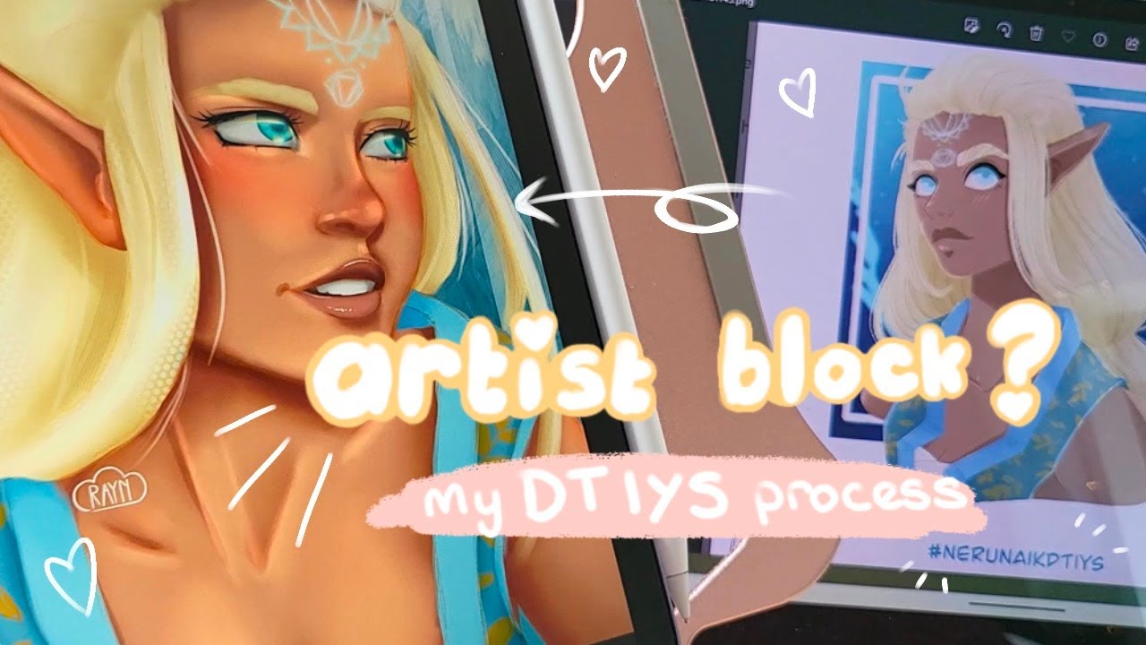 The Best Way To Fight Artist Block | My DTIYS Approach