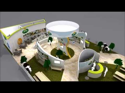 Exhibition Stand Design - Arla Foods Fly through