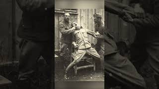Field dentist during World War I in 1917. #worldhistory #history #shortstory