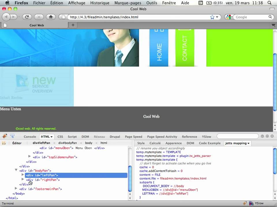 jetts for Typo3 demo
