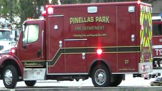 PINELLAS PARK FIRE RESCUE ON FIRE CALL AT BURGER KING ULMERTON ROAD CLEARWATER
