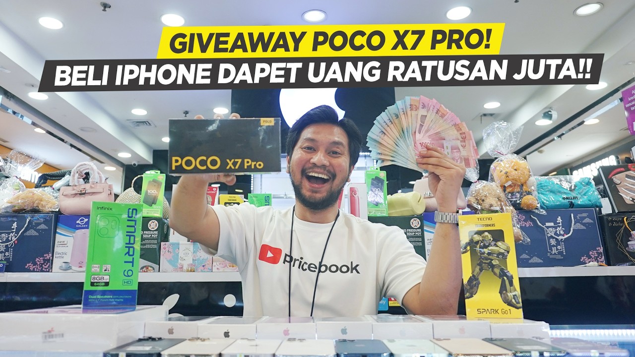Cek Pasar Offline! Giveaway POCO X7 Pro, Cicilan iPhone MURAH 500 Ribuan! 