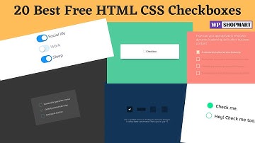 Top 20 Free CSS Checkbox Examples | HTML Checkbox Designs | Pure CSS Checkbox | Toggle | Switch