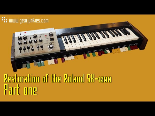 Roland SH-1000 restoration Part One - YouTube