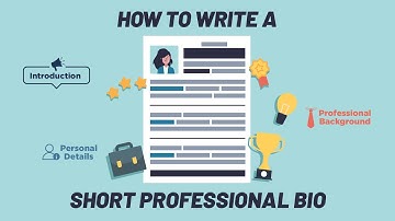 How to Write Short Professional Bio