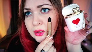 :           ASMR makeup from a toxic girl from school