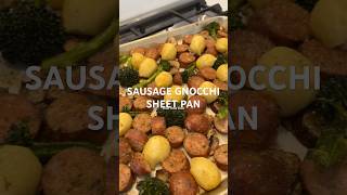 SAUSAGE GNOCCHI SHEET PAN | @elliotts.kitchen