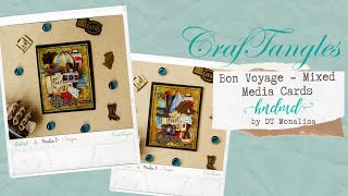 Bon Voyage - Beautiful Mixed Media Cards