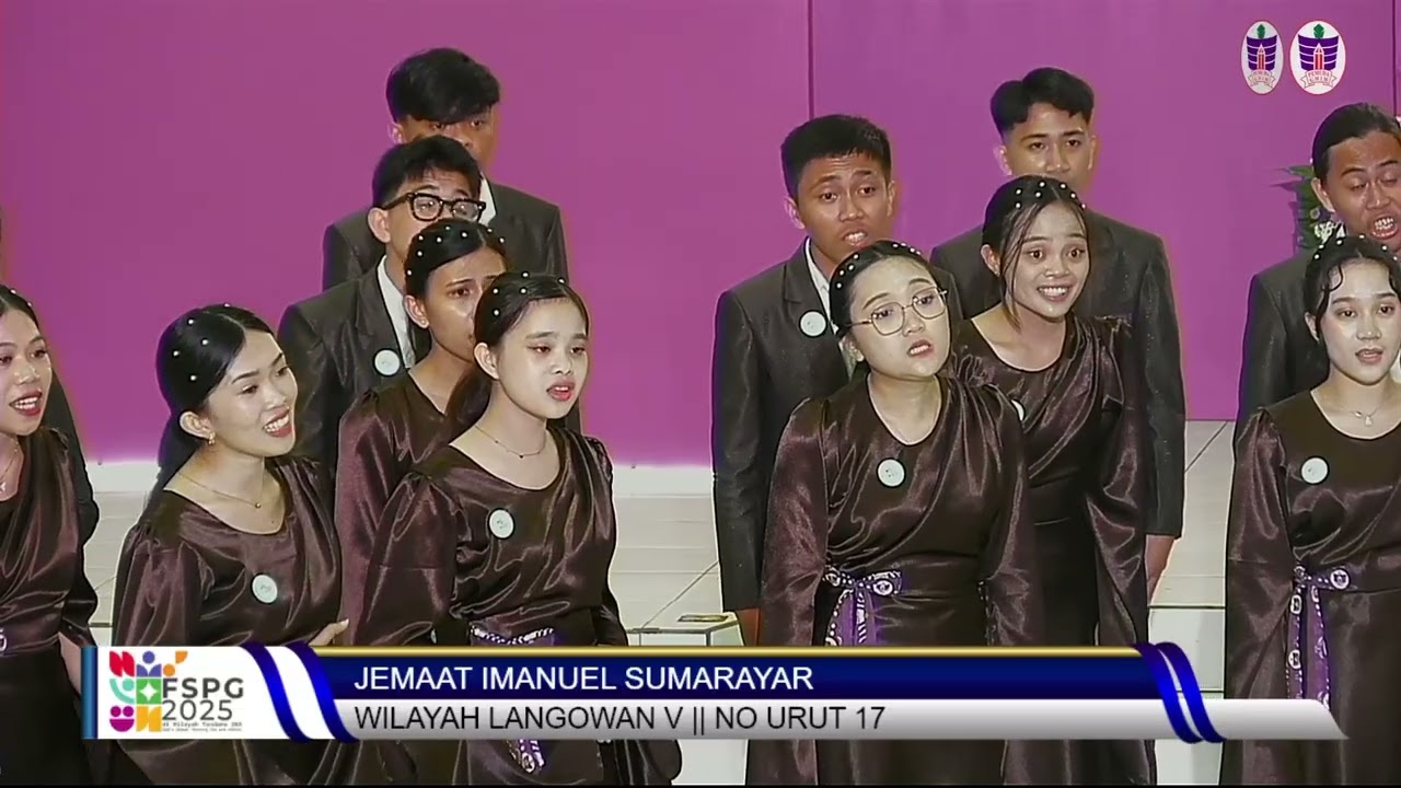 FSPG 2025 Small Choir Seri A - Pemuda GMIM Imanuel Sumarayar - Sing Cantate Domino (Kevin Memley)