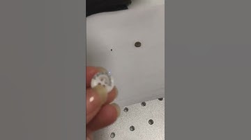 UV laser marking machine for clothes button#laser #laserengraving #uv #metal #aluminum